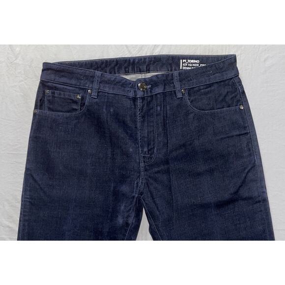 PT Torino 'Jazz' Velour 5-Pocket Stretch Jeans. Black, Men's 34X35. EUC!! - Picture 6 of 9